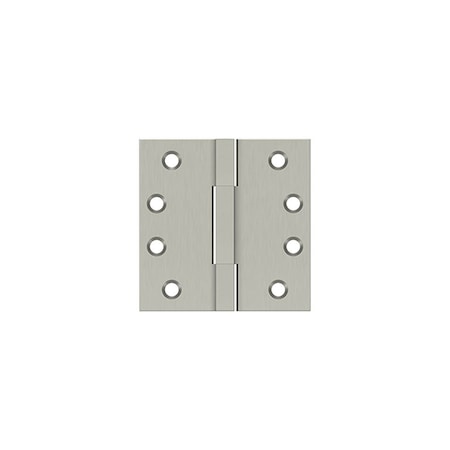 Deltana 4 x 4 Square Knuckle Hinge; Satin Nickel Finish DSBS415